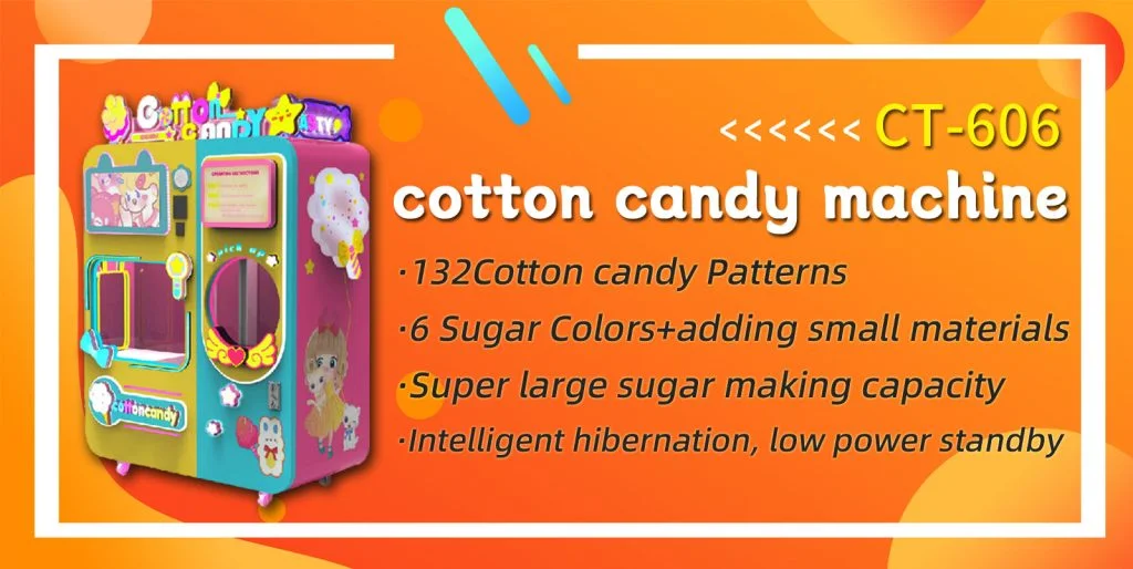 Automatic Cotton Candy Vending Machine