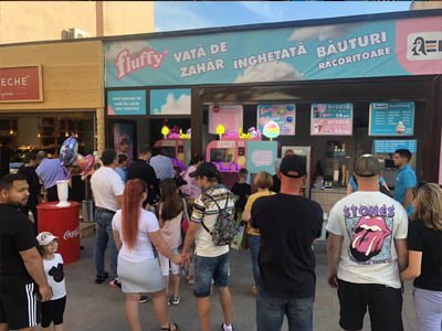 cotton candy vending mahcine