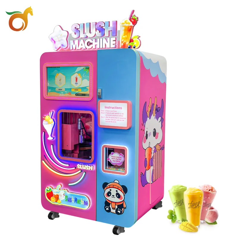 Red Rabbit World’s First Fully Automatic Slush Vending Machine Commercial  Vending Machine Manufacturer