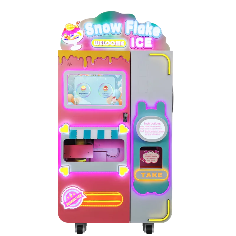 Snowflake ice vending machine