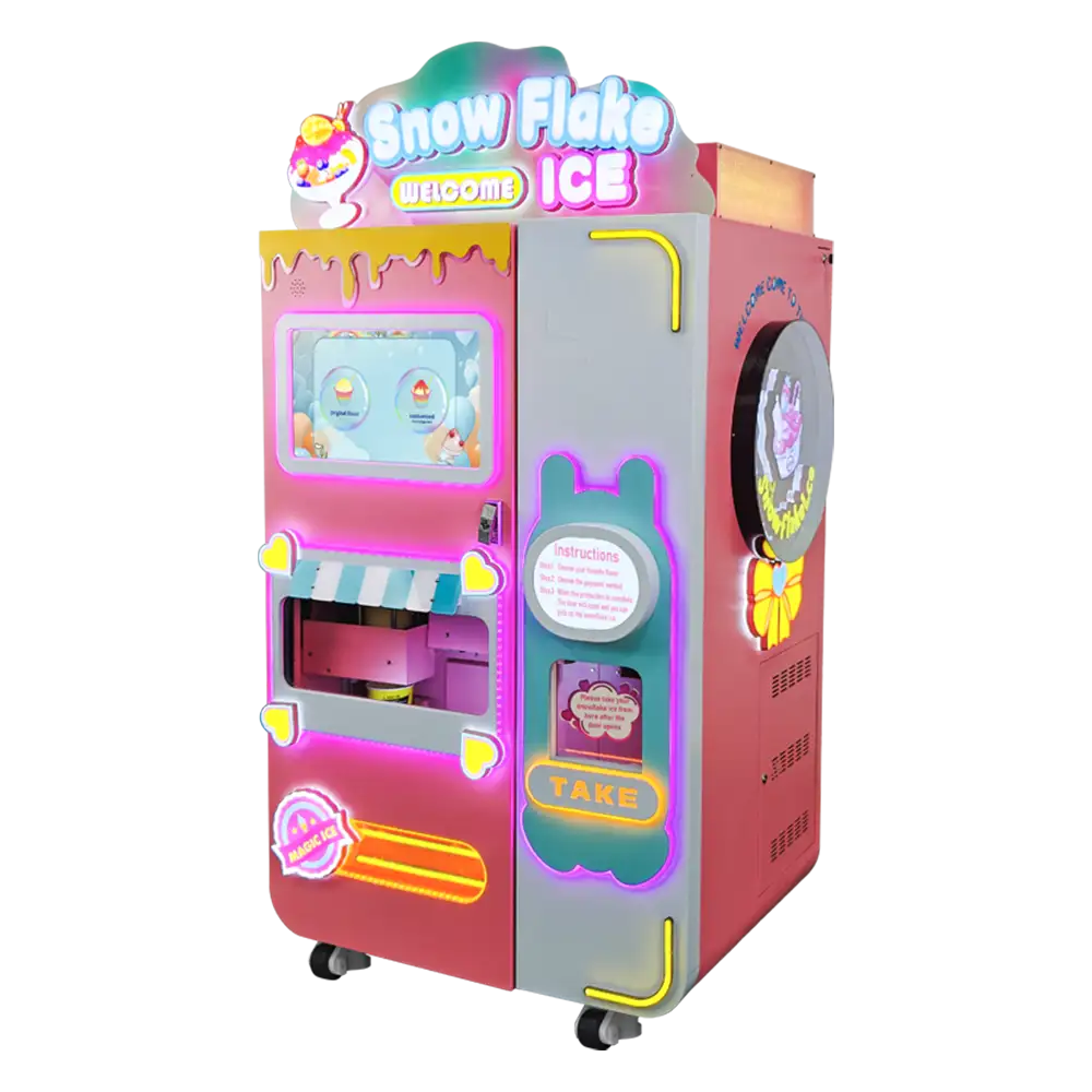 Snowflake ice vending machine