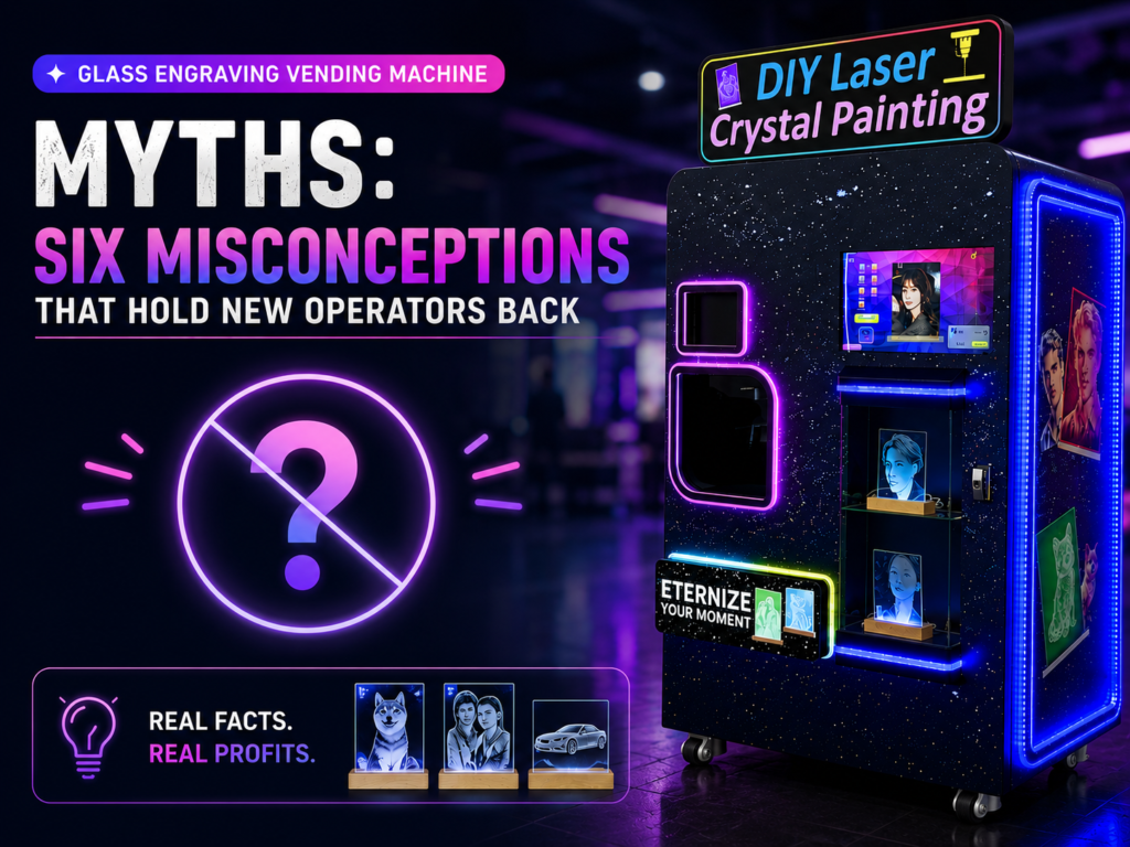 Glass Engraving Vending Machine Myths: Six Misconceptions That Hold New Operators Back