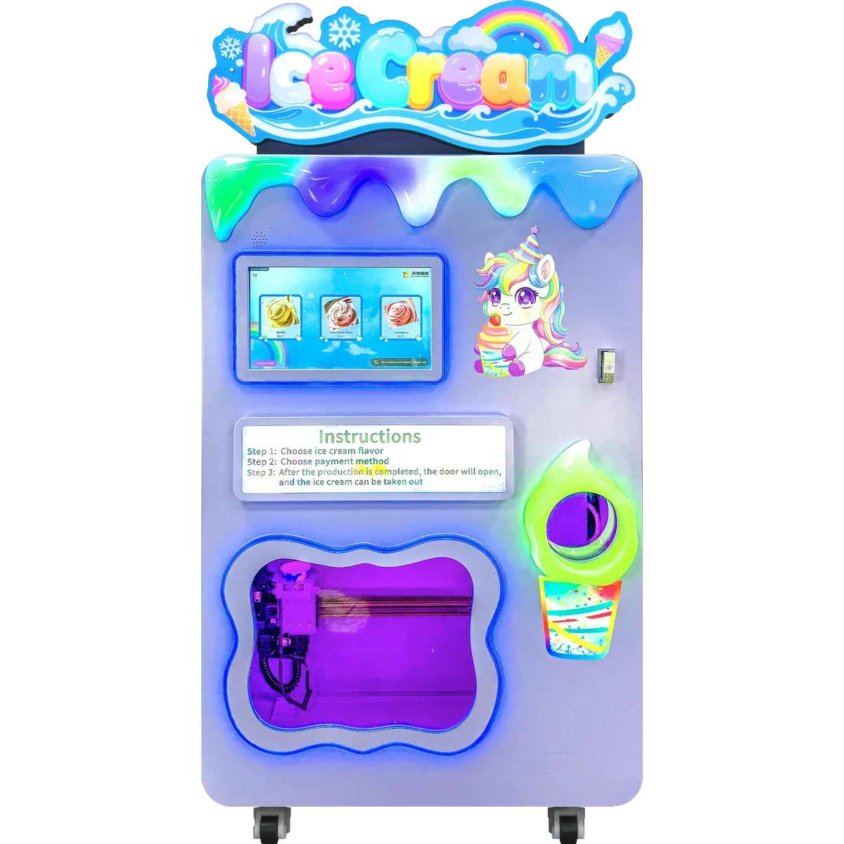 Ice Cream Vending Machines by Red Rabbit; category illustration