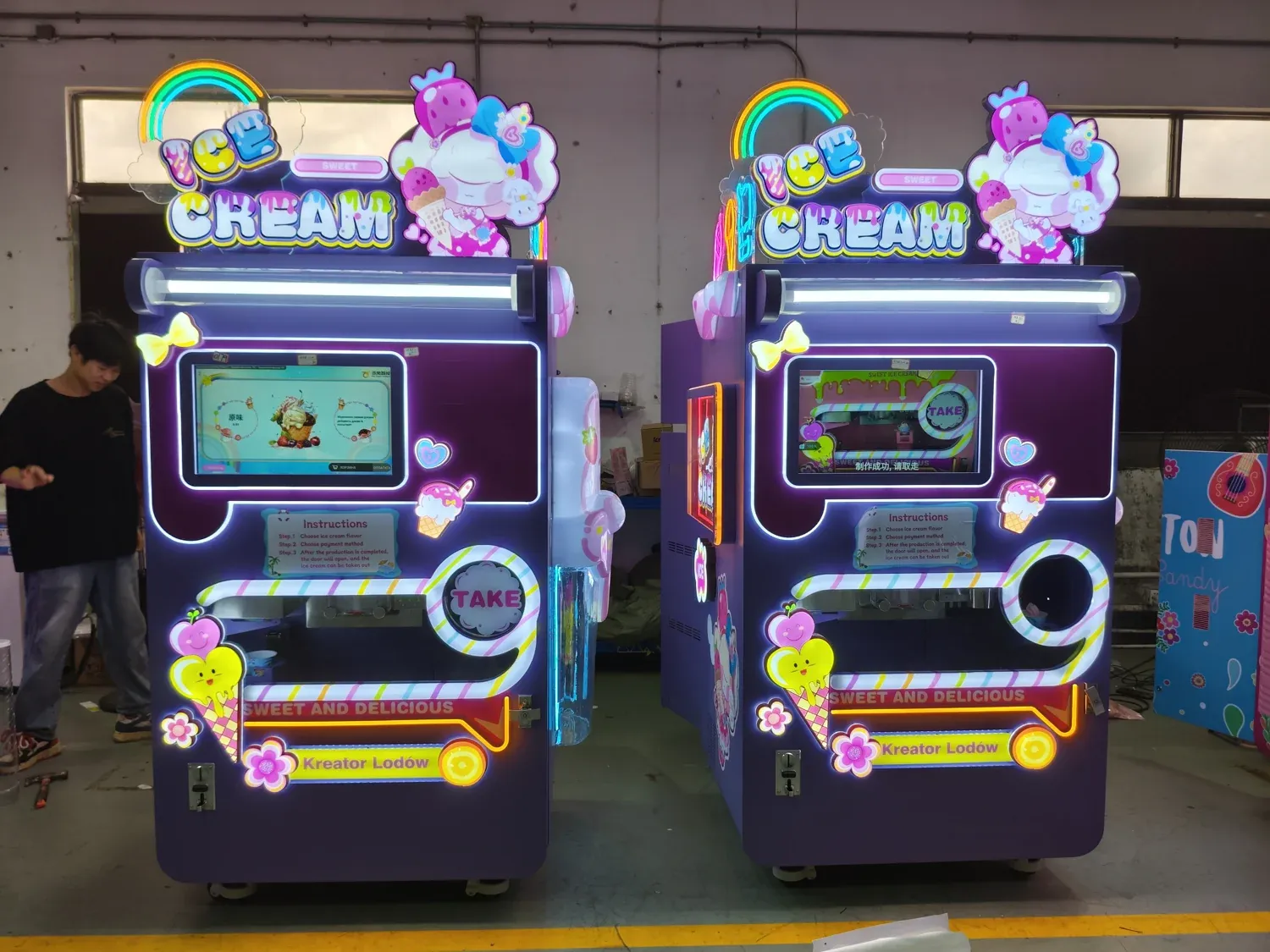 Dark Ice Cream Editions — Red Rabbit machine photograph