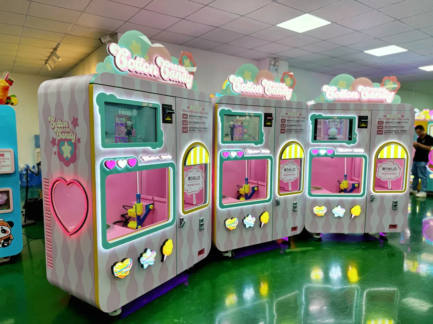 Pastel Cotton Candy Lineup — Red Rabbit machine photograph
