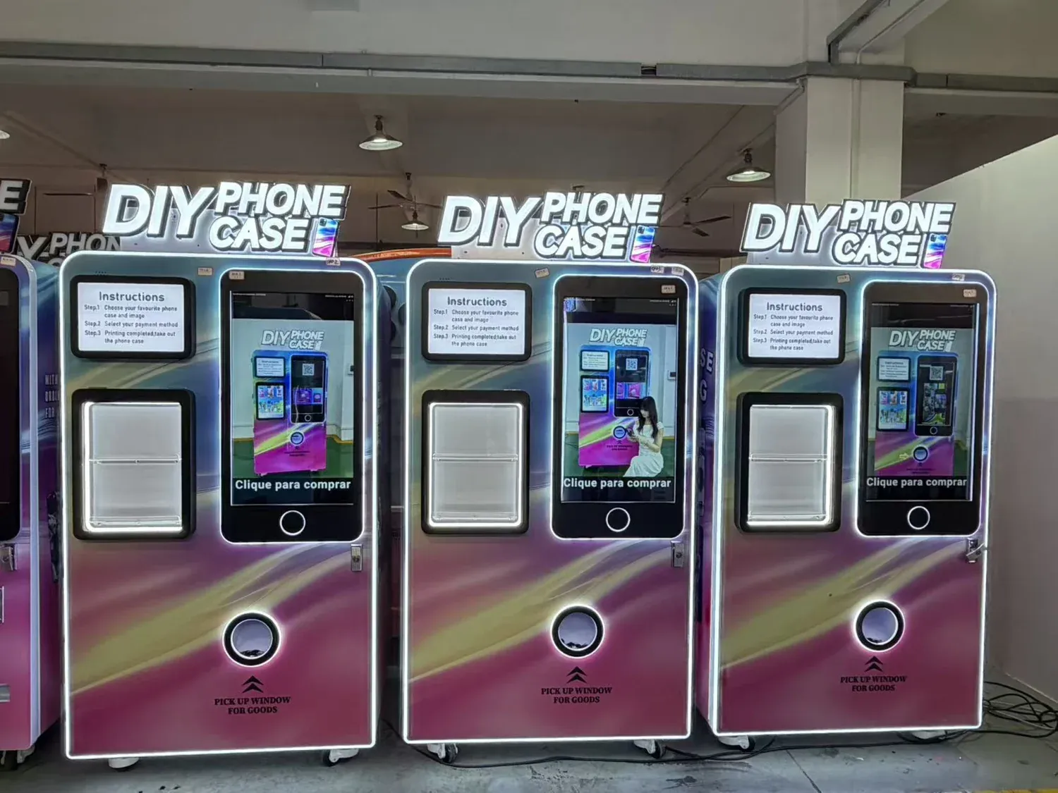 Phone Case Printer Lineup — Red Rabbit machine photograph