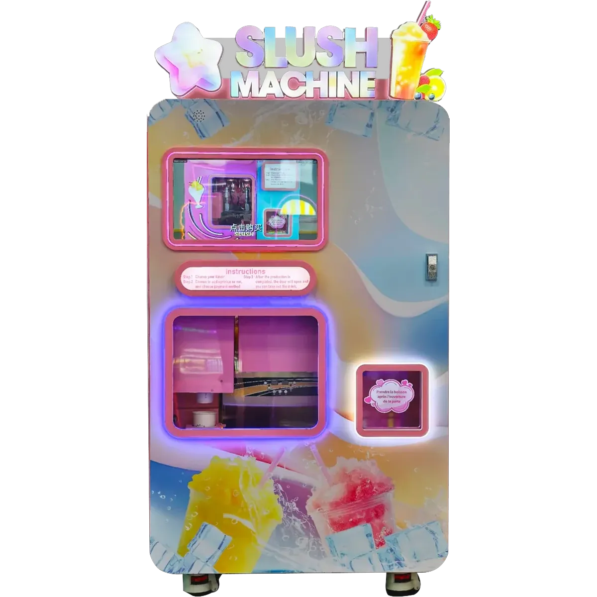 Slush Vending Machines by Red Rabbit; category illustration